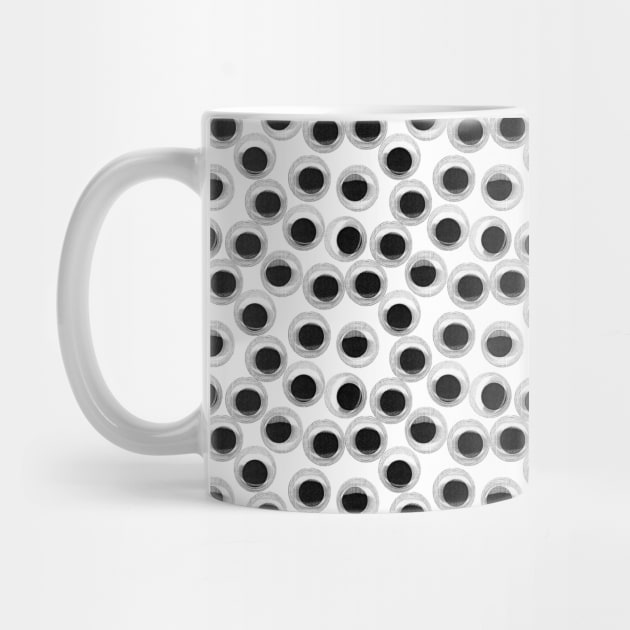 Googly Eye pattern -white by crumpetsandcrabsticks